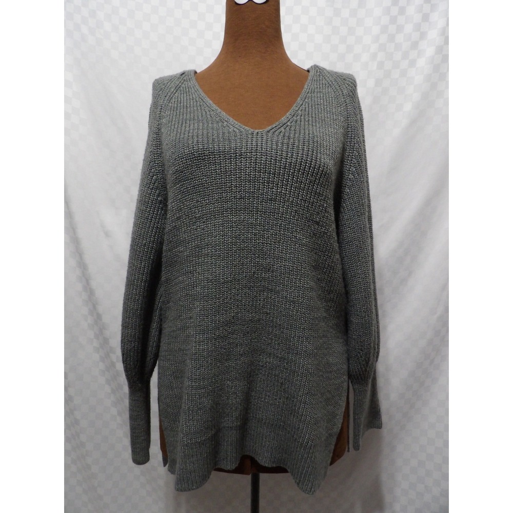 FALLS CREEK Gray Relaxed Fit Sweater | XL